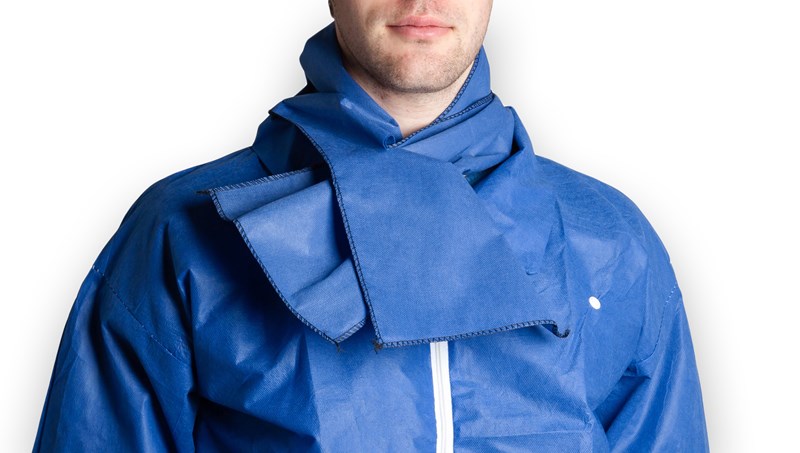 Sjaal Non Woven, blauw